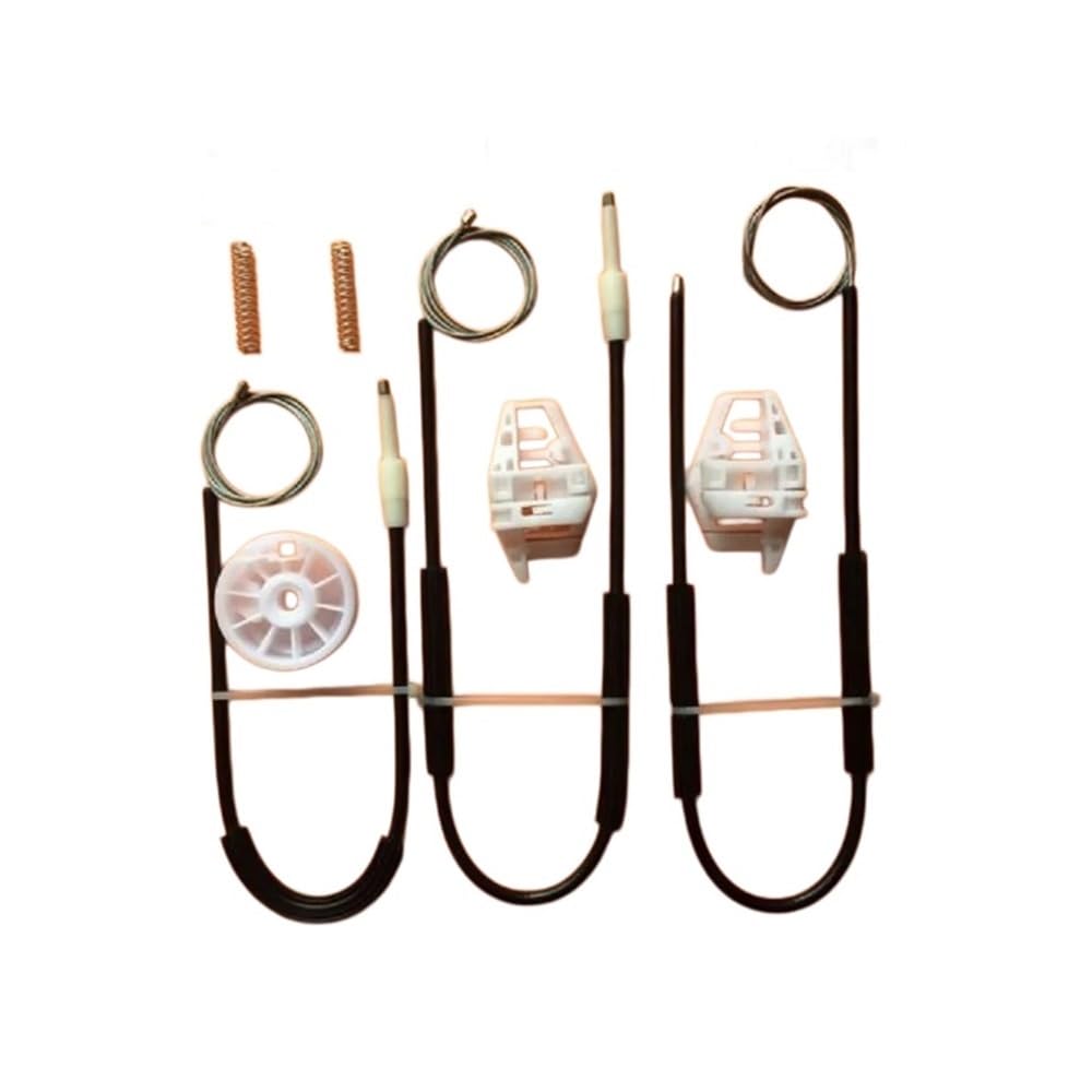 Regulador de ventanilla delantera para Megane II (2002-2009), kit de hierro de 2/3 puertas 4
