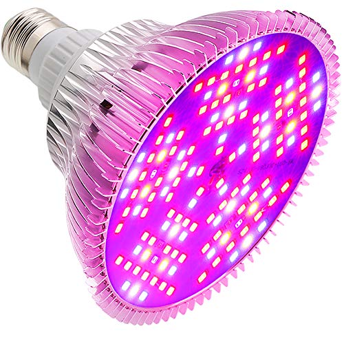 MILYN Bombillas LED de crecimiento regulable, 100W Espectro Completo