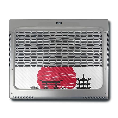 Image of MightySkins Carbon Fiber Skin Compatible With Alienware X16 R1 (2023) Full Wrap Kit - Japanese Style | Protective Durable Textured Carbon Fiber Finish | Easy To Apply & Change Styles | Made in the USA