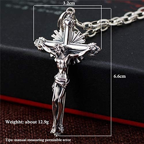 Collier croix argent S925 hypoallergénique bijoux à la mode