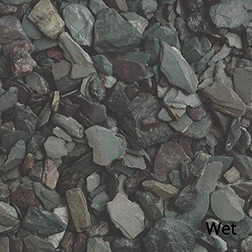 Long Rake Spar Green Slate 20mm 20kgs Decorative Aggregate Gravel