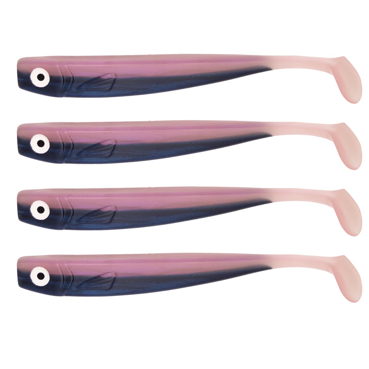 Zanderbait 16cm Pinki Fishing Lures Artificial Baits Zander Soft Bait Rubber Fish 4pcs