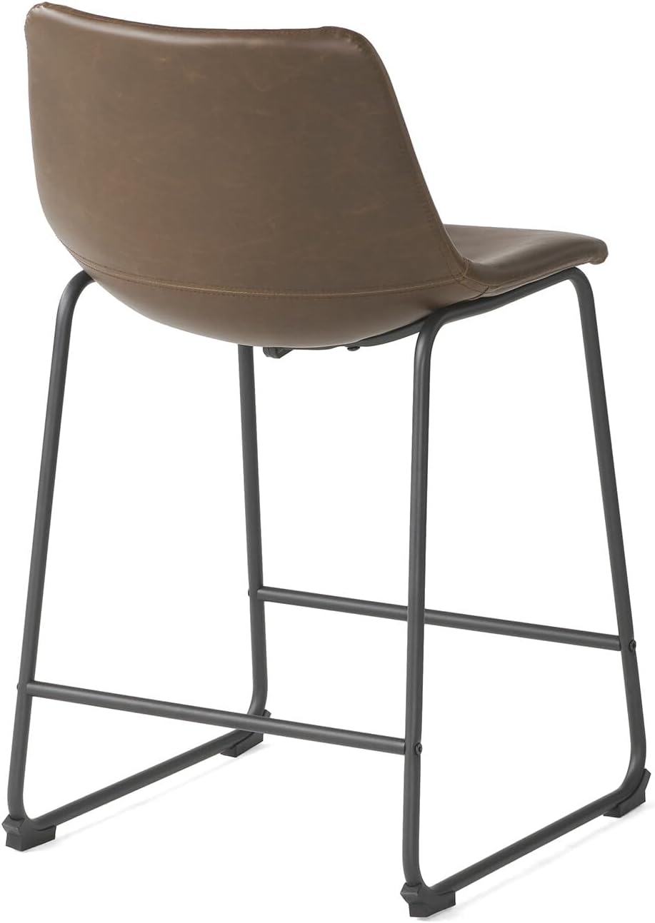 Counter Height bar stools Adjustable Height Counter stools Simple Assembly bar Chair 360 Degree Swivel Barstool Set of 2 for Kitchen, Recreation Room, or Game Room