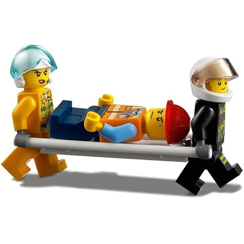 City Fire Rescue Helicopter 60281 Building Kit; Firefighter Toy and Fun Playset for Kids, New 2021 (212 Pieces) - Lego - Immagine 5