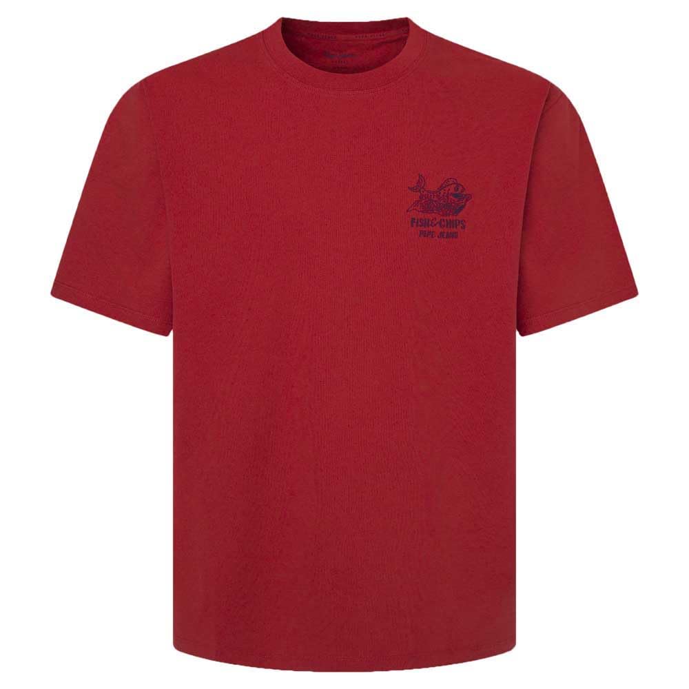Pepe Jeans Men's Suan Tee, T-Shirt, Red, M
