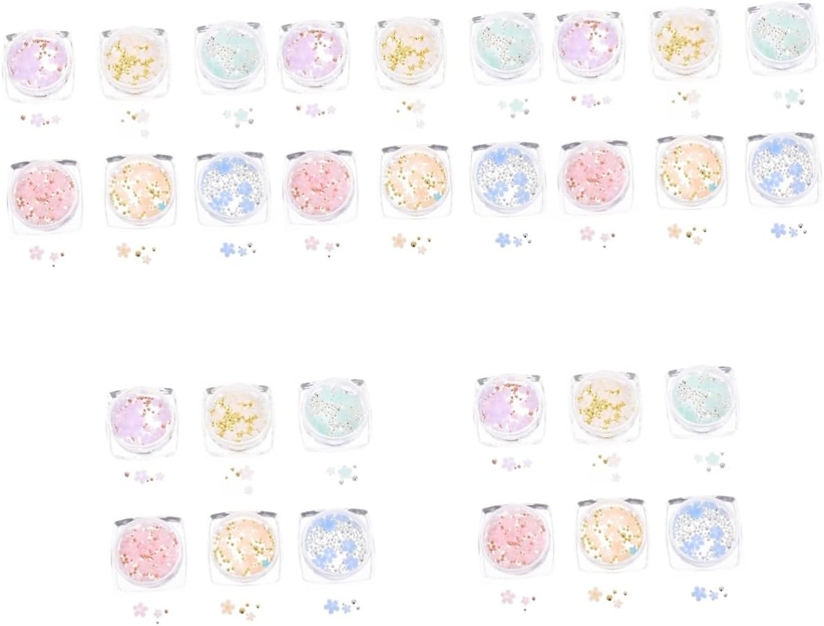 Mipcase Flower Nail Charms for Nail Art Decoration Versatile Manicure Accessories for Women for Daily Use