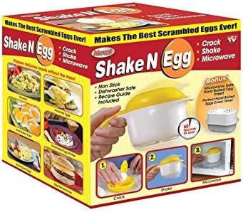 Microwave Scrambled Egg & Omelette Cooker, Fast, Delicious Microwaveable Eggs- As Seen On TV