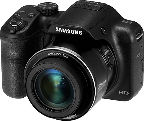 Samsung WB1100 - Cámara Digital de 16.5 MP (Pantalla de 3, Zoom óptico 35x, estabilizador óptico, WiFi), Color Negro
