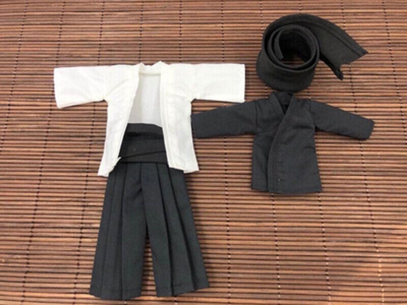 ximitoy 1/12th Samurai Clothes Kimono Model for 6" Figure (Black)