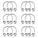 10pcs Nose Septum Horseshoe Circular Barbell 16 Gauge 316l Surgical Steel (Inner Diameter 10mm)