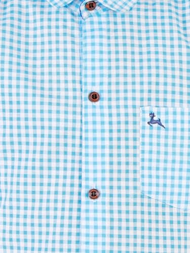 Image of superminis Boy's Cotton Regular Fit, Half Sleeves, Collared Neck, Printed Shirts for Casual Wear