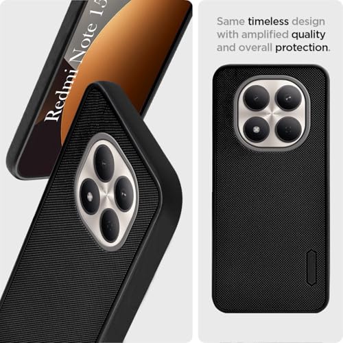 Image of Jkobi Rubberised Back Cover Case for Xiaomi Redmi Note 15 Pro 5G (Textured Grip Design | Micro-Fiber Cloth Inside | Slim and Light Weight | Soft Touch and Feel)