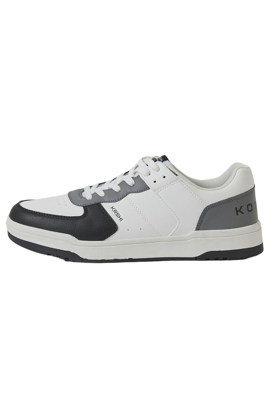 Koroshi Zapatilla Casual Sneaker Hombre | Estilo y Comodidad, de Color Blanco/​White, Talla 41