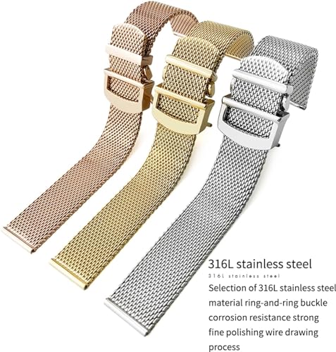 Bracelet de montre Mark18 en acier inoxydable S3YT8U de haute qualité