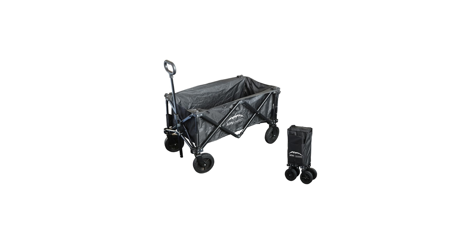 新品・未使用！！折りたたみアウトドアワゴン 黒 Amazon.co.jp: MW キャリーワゴン 折り畳み 大容量110L 耐荷重