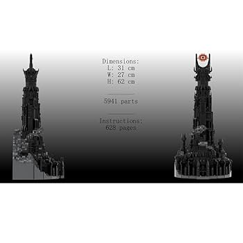 Amazon.com: ZITIANYOUBUILD Dark Tower Greatest Fortress in