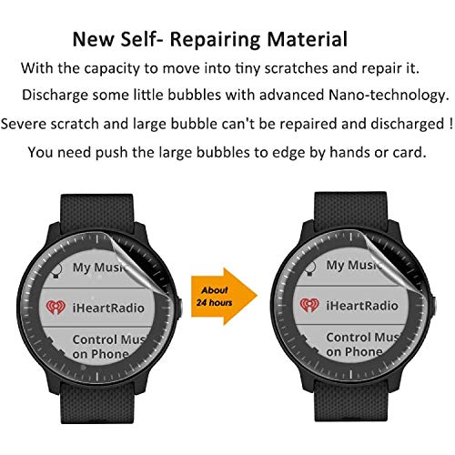 Image of FCS Smart Watch Screen Guard Membrane For Fire-Boltt Phoenix | Ultrathin 0.125Mm 9H Anti Shock Flexible Screen Protector Tpu Membrane | Edge To Edge Coverage | Pack Of 3 for Smartwatch