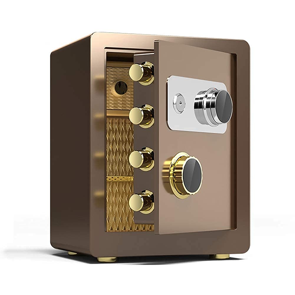 CLSDRZC Feuerfester, wasserdichter Sicherheits-Digitalschrank, feuerfester mechanischer Schrank, Diebstahl- und Bohrschutz für Zuhause, Hotel, Büro, Aktenschrank, 4