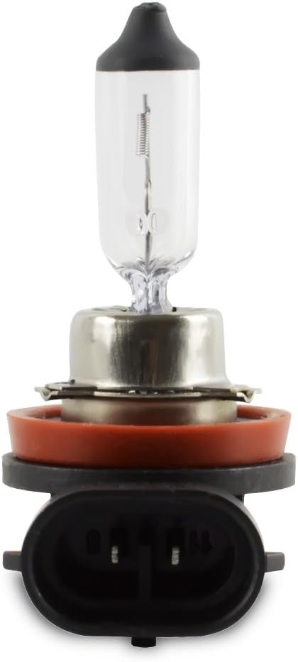 H11 Halogen Headlight Bulb - 12V 55W, High/Low Beam Fog Light Replacement,Halogen Light Bulbs,DOT Compliant,Universal Lighting Accessories for Cars,Not fit 24V Vehicles,Pack of 2