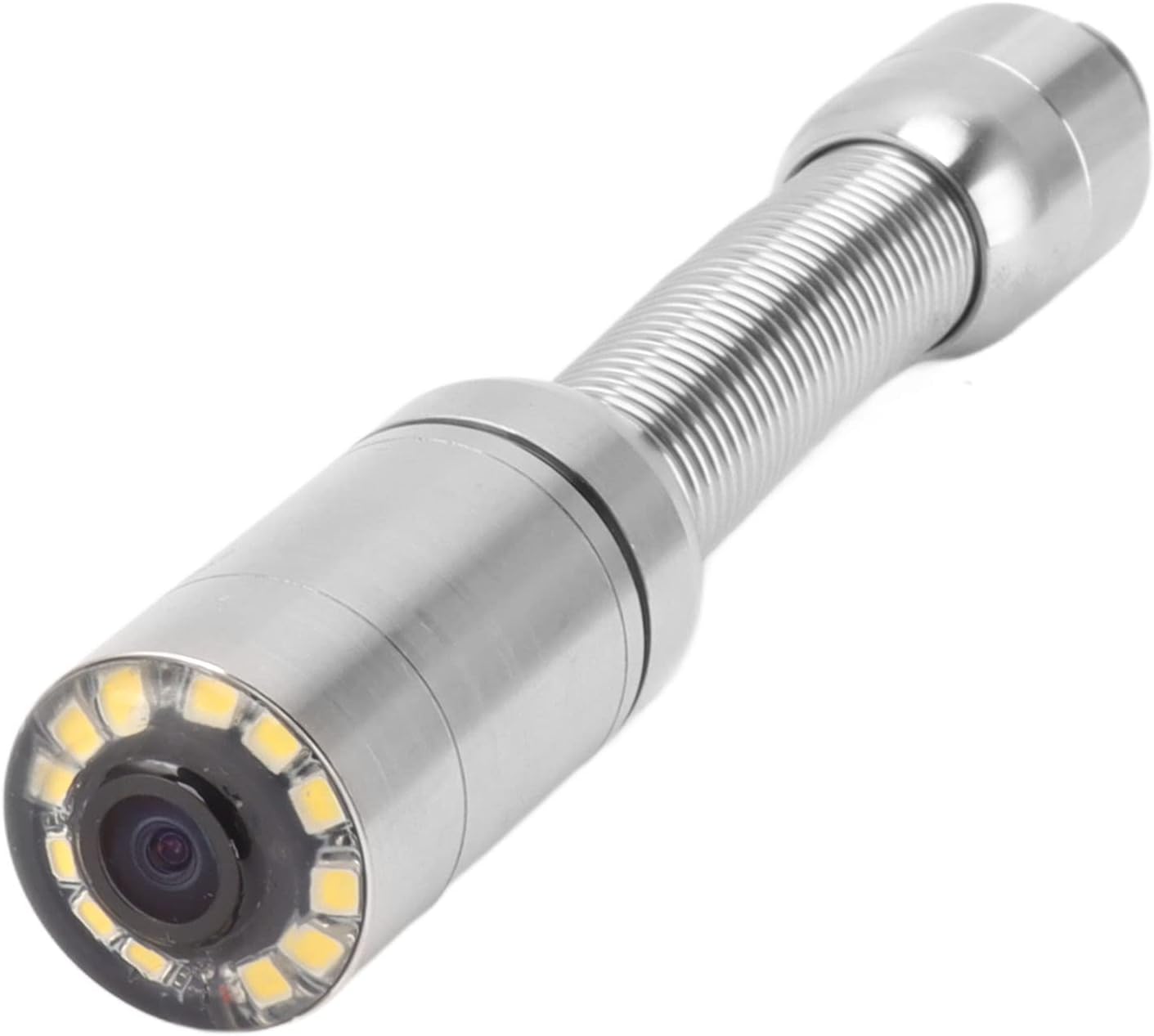 23mm Sewer Inspection Camera Head, IP68, 12 LED Lights, Steel with Highly Spring for Professional Use