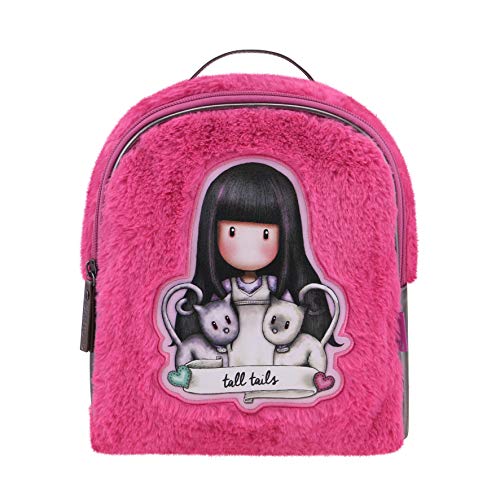 SANTORO GORJUSS Mochila Pequeña Furry 979GJ02  Mujeres  Fucsia  20 x 22 10 cm
