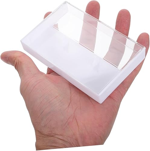 Miniatura 4 de Generic 5 unids retro cinta cassette retro decoración de audio grabación cassette cassette caso transparente cassette titular transparente cassette