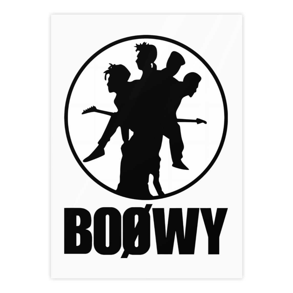 Amazon.co.jp: ステッカー ボウイ Boowy Boøwy PVC 防水シール アニメ