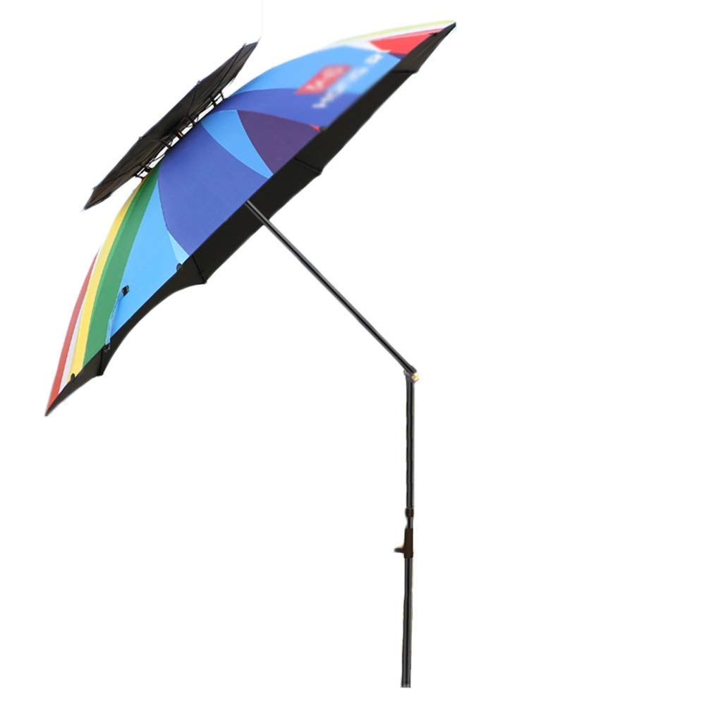 NOALED Sombrilla de playa portátil con sombrilla de ventilación, refugio solar, protección UV 50+, sombrilla de jardín para Patio, piscina de pesca