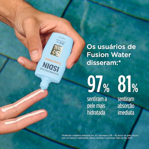 ISDIN Protetor Solar Facial Fusion Water 5 Stars Sem Cor FPS 60-50ml ISDIN Protetor Solar Facial Fusion Water 5 Stars Sem Cor FPS 60-50ml - Imagem 8