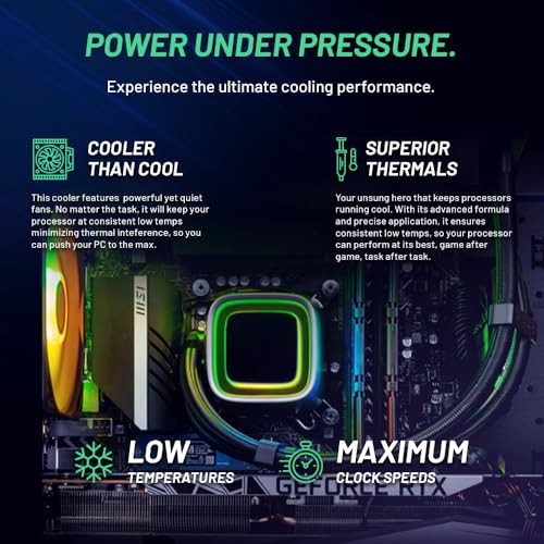 Image of Skytech Gaming Chronos Gaming PC Desktop - Intel Core i7 13700K 3.4 GHz, NVIDIA RTX 4070, 1TB NVME SSD, 32GB DDR5 RAM RGB, 750W Gold PSU, 360mm AIO, 11AC Wi-Fi, Windows 11 Home 64-bit,Black