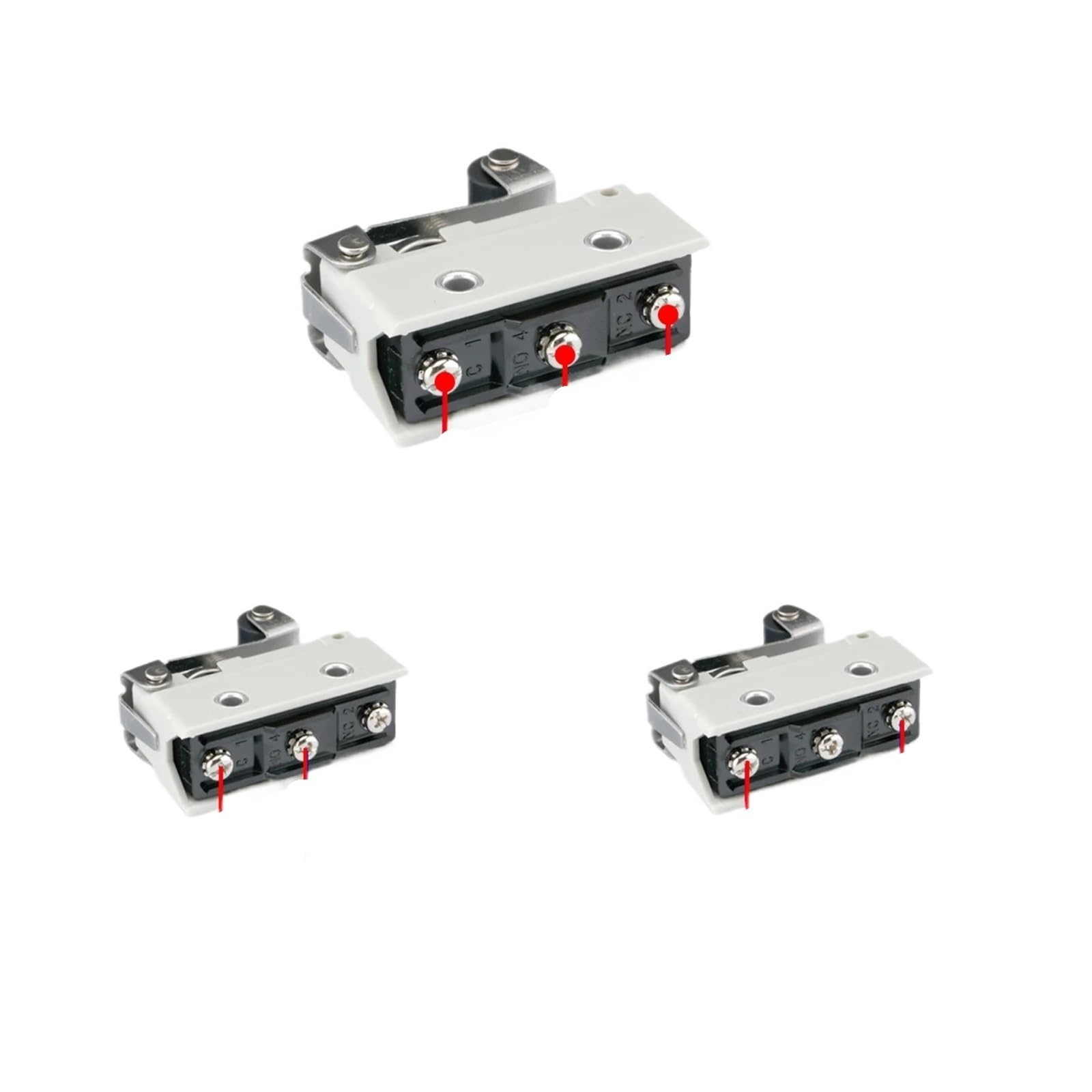 10 pz 1NO 1NC 380 V 10A interruttore di posizione viaggio industriale IP54