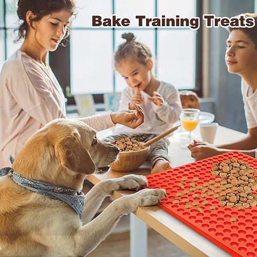 image for Palksky 468-Cavity Mini Round Silicone Mold/Chocolate Drops Mold/Dog T