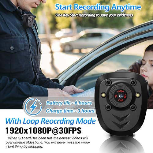 Body Camera with 128G Card