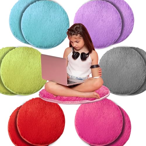 12 Pcs Kids Carpet Circle Seats 16