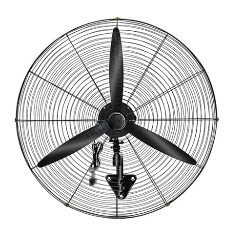 SaryEdge Ventilador de Pared, Ventilador oscilante, 3 velocidades, Ventilador de Pared metálico(A-68x70Cm