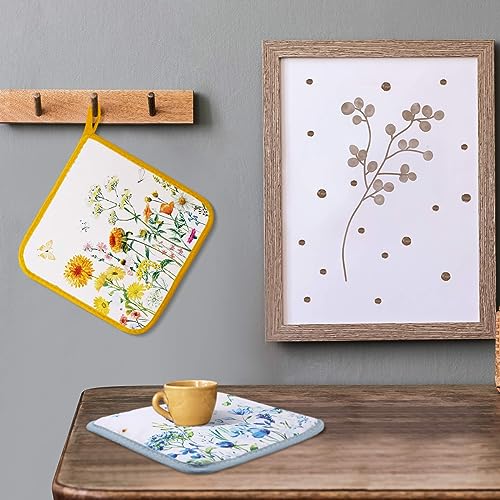 Bencailor ZY-BENCAILOR-51061 12 Pcs Pot Holders With Pocket Kitchen Hot Potholders Hot Pad Oven Mitts Cookie Bag Oven Gloves thumb #6