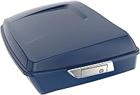 Vista 285 de Harley Tour Pack, equipaje desmontable Razor Tour Pack Maleta para Harley Touring Street Glide, Electra Glide, Road King, Road Glide Special Azul