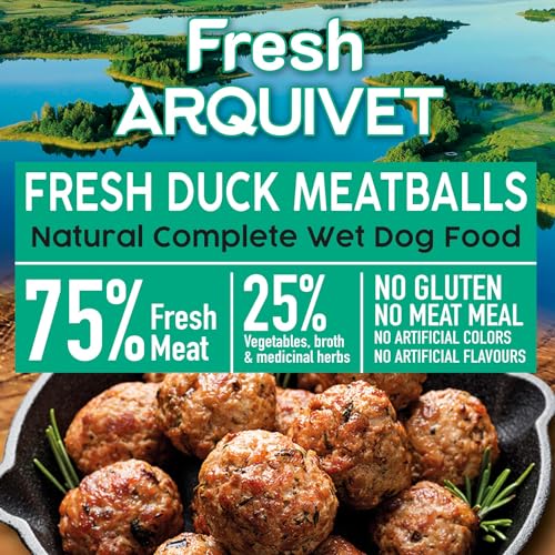 Frische Entenfleischbällchen Arquivet 400g Packung 6 Stück