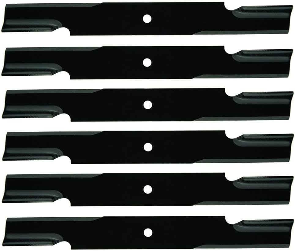 Replacement Compatible with 6PK Oregon 91-638 Notched Blades fits on Scag, Turf Tiger 482879, 482881