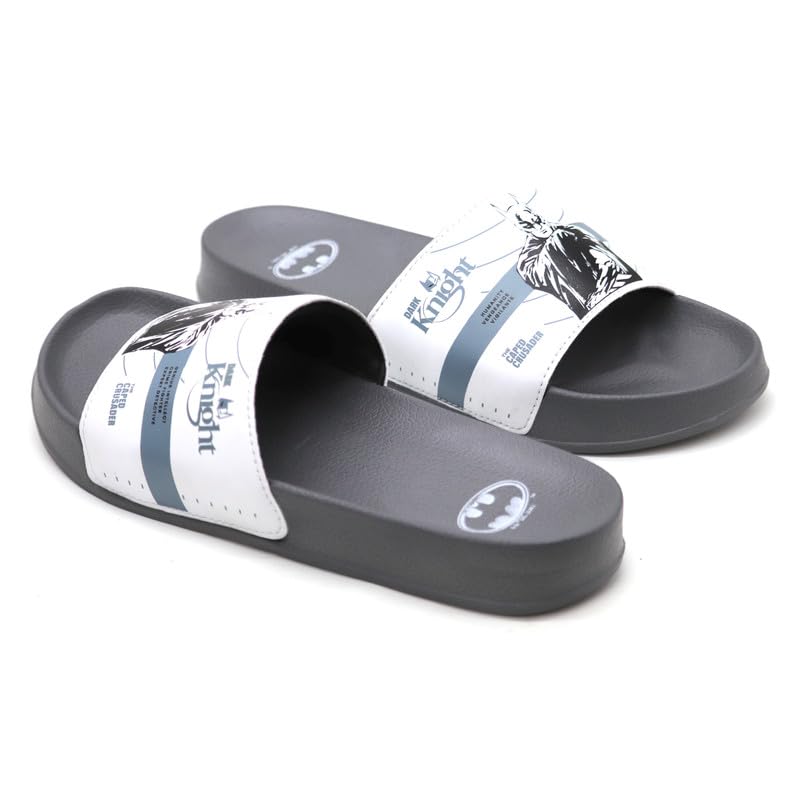 Image of SVAAR Authentic Batman Gotham City Men's Ultra Soft Sliders /Slippers for Men with Soft Cushion | Everyday Flip Flops for Gents /Boys