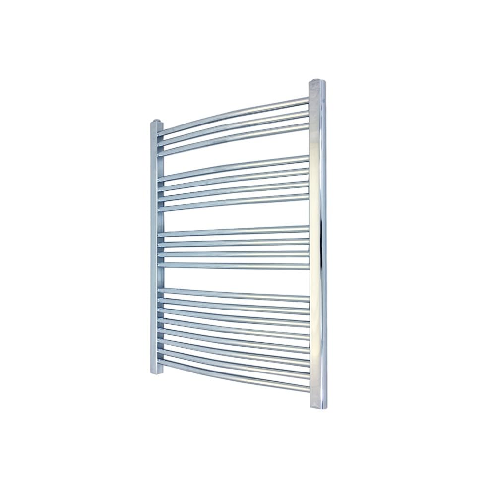 Valve Kings Chrome Curved Ladder Towel Rail Radiators Central Heating Heater - 600 X 1000Mm…
