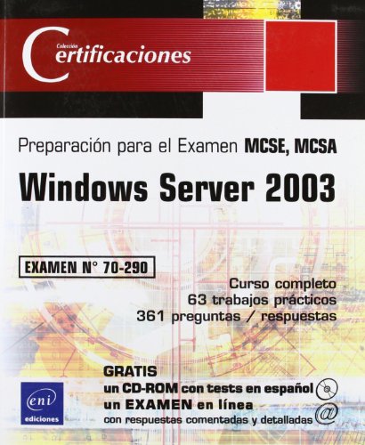  WINDOWS SERVER 2003 EXAMEN 70 290