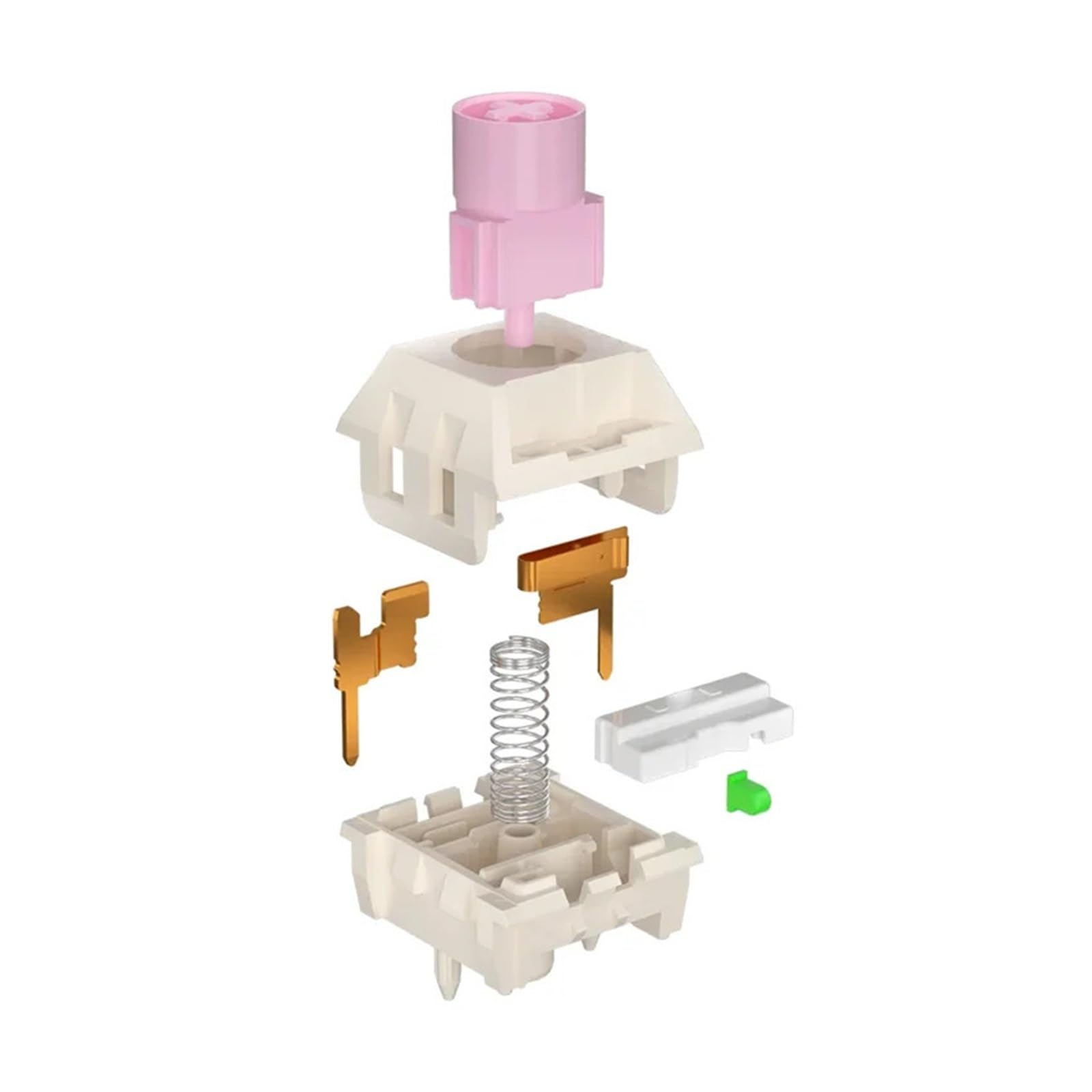 Box Strawberry Ice Cream Pro przełącznik liniowy 5-pinowy RGB SMD 37g mx przełącznik do klawiatury mechanicznej 50 m POM Like Speed Silver IDGTTLDF (10 szt.)