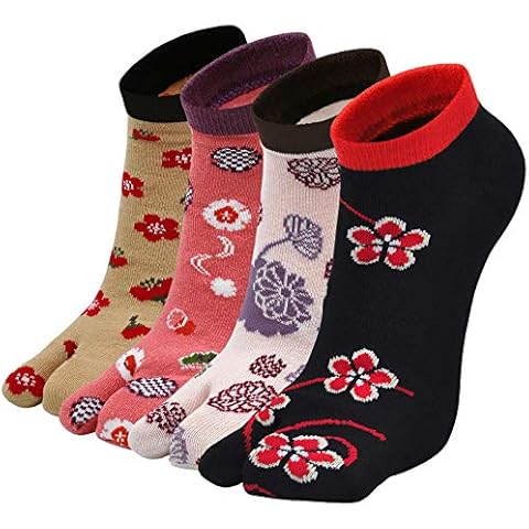 PUTUO Tabi Flip Flop Socks for Women Cover