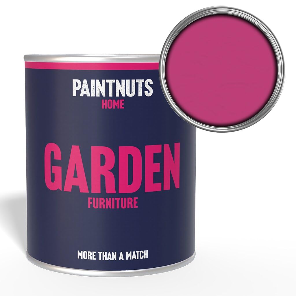 Paintnuts Telemagenta Garden Furniture Paint - Ral-4010 - Matt 250Ml Tin