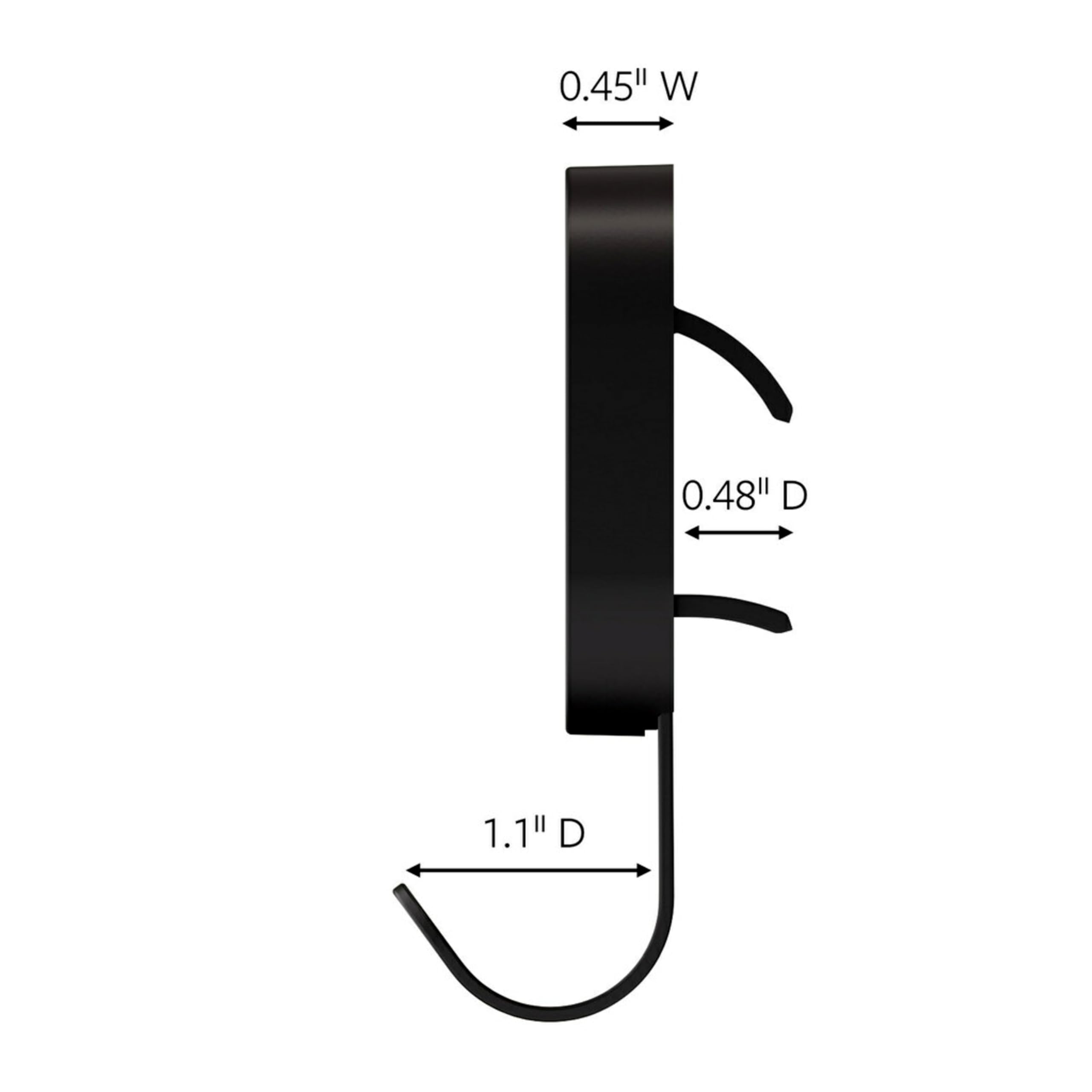 3M CLAW 15 lb. 2 Drywall Black Hooks & 2 Extra Picture Hangers, Heavyweight Hanging Solution for Backpacks Jackets - Image 3