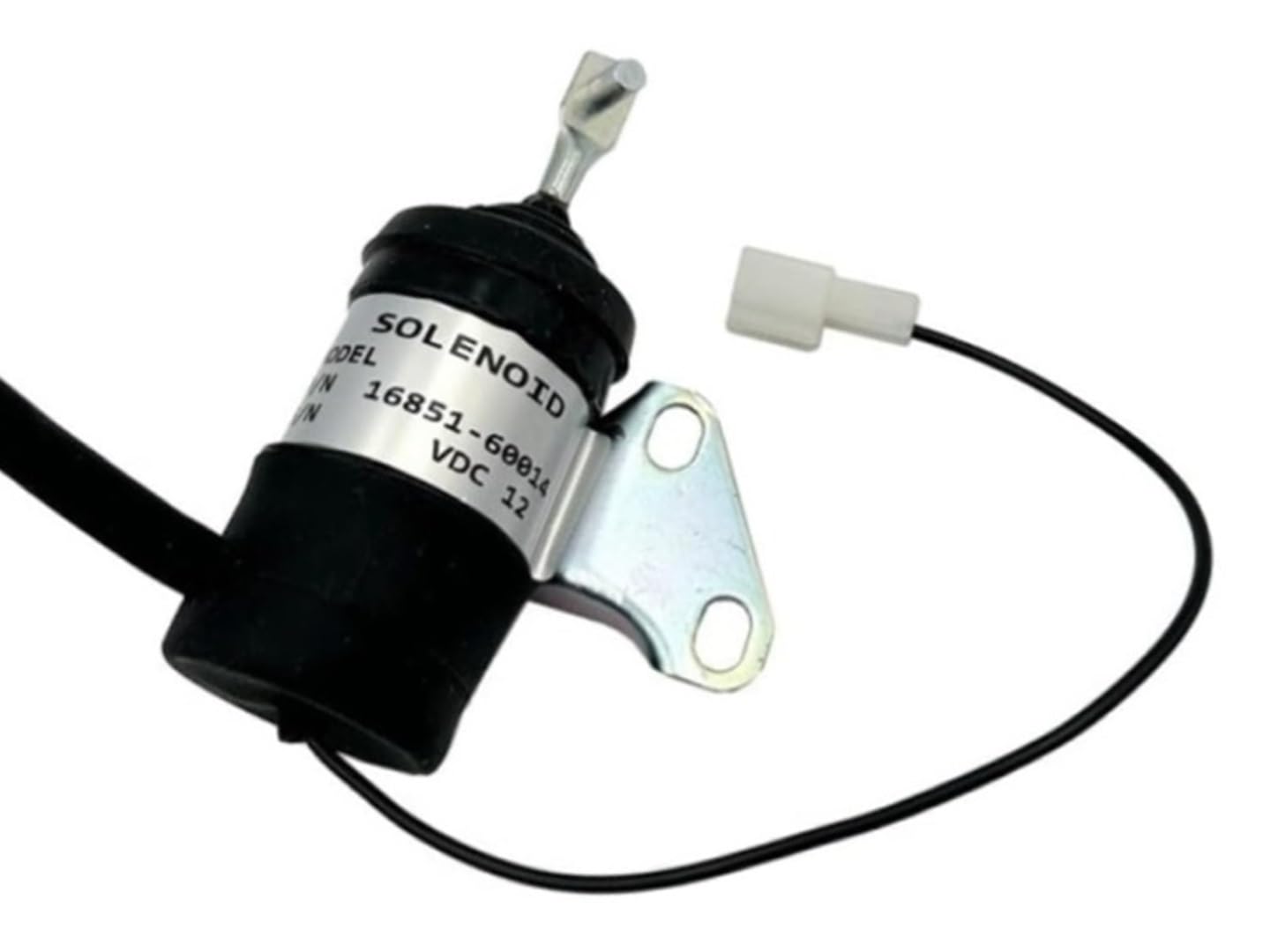 Válvula solenoide de corte de combustible de 12 V for pieza de repuesto de gestión de combustible de motor de tractor y cortacésped Kubota