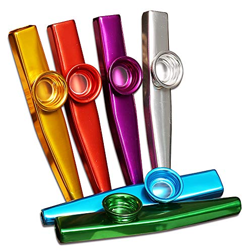 Anyasen Kazoo Instrument 12 Pièces kazoos en métal Kazoo Enfant Métal Instrument De Musique Flûte en Alliage d’Aluminium… - Les Beatles, Paul McCartney, John Lennon, RIngo Starr, George Harrison Anyasen Kazoo Instrument 12 Pièces kazoos en métal Kazoo Enfant Métal Instrument De Musique Flûte en Alliage d'Aluminium… – Image 6