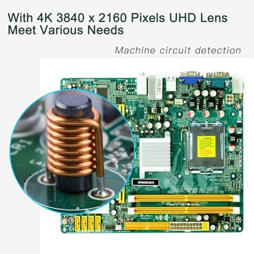 Image of MICROWARE WiFi Wireless Digital Microscope 4K HD Wi-Fi Microscope Camera Digital Magnifier Compatible for iPhone, Android Phones and PC (Black)