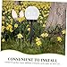 ORFOFE Solar Lawn Light Bulbs Pack of 6 Waterproof Outdoor Garden Lights Solar Lamp for Courtyard Simple Install Landscape Lighting Tools